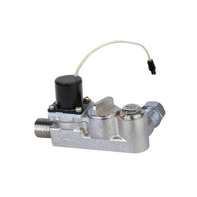 Bi-stable brass solenoid valve