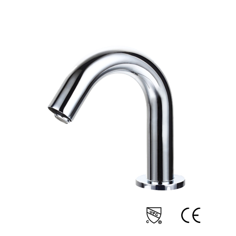 Automatic goose neck Faucet - sensor on aerator